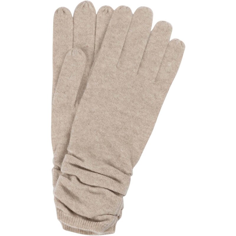 lilienfels Cashmere-Handschuhe beige