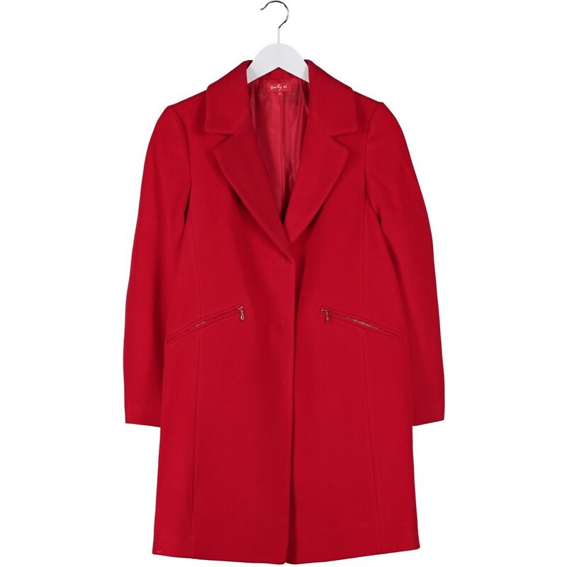 Derhy IDENTITE Wollmantel / klassischer Mantel rouge