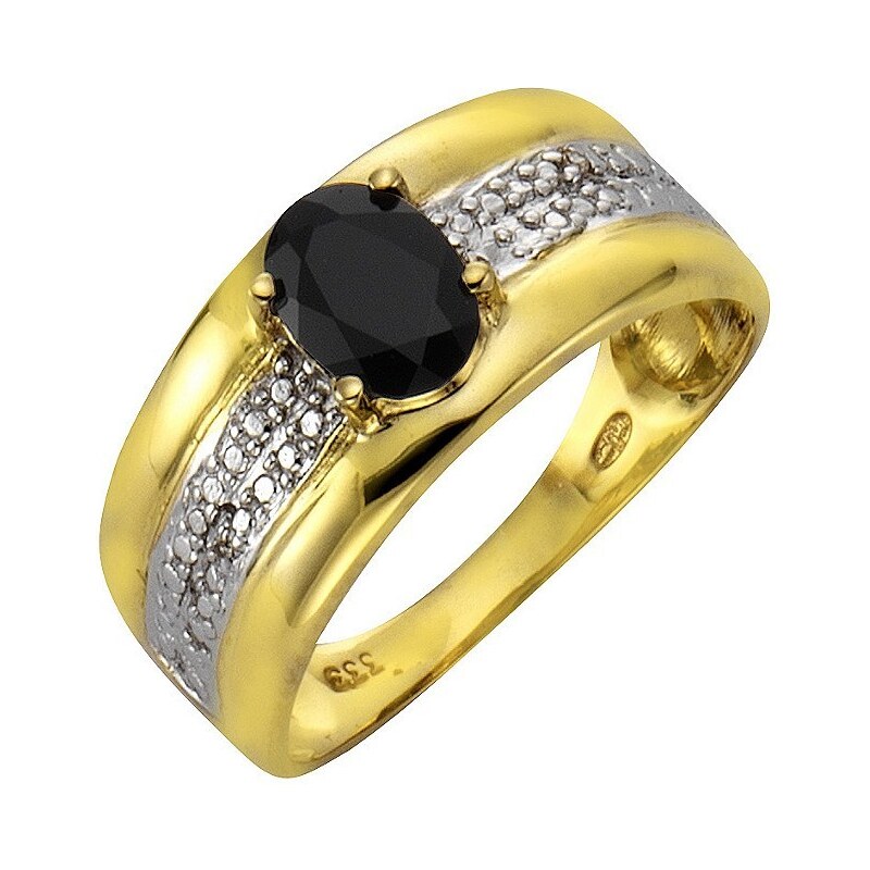 Vivance Jewels Ring "Safir" mit Diamanten