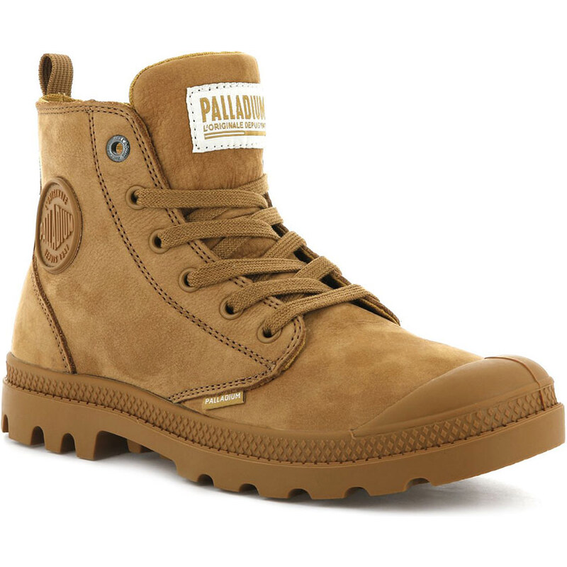 Palladium Boots Pampa HI Zip Nubuck Amber Gold