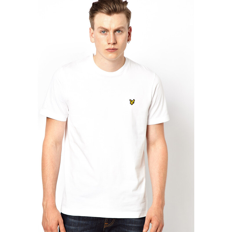 Lyle & Scott - T-Shirt mit Adler-Logo - Weiß