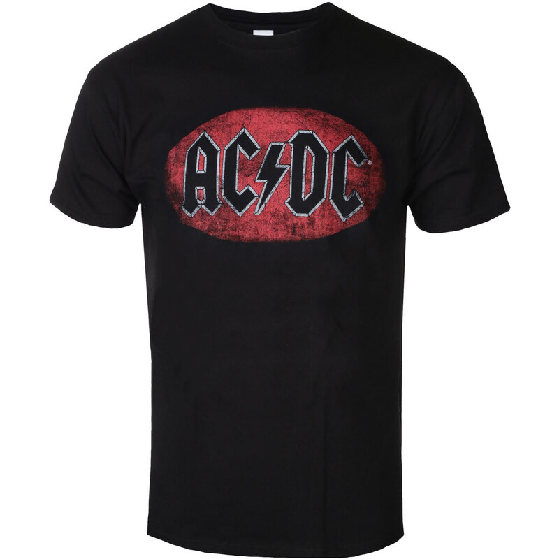 Metal T-Shirt Männer AC-DC - Oval Logo Vintage - ROCK OFF - ACDCTS70MB
