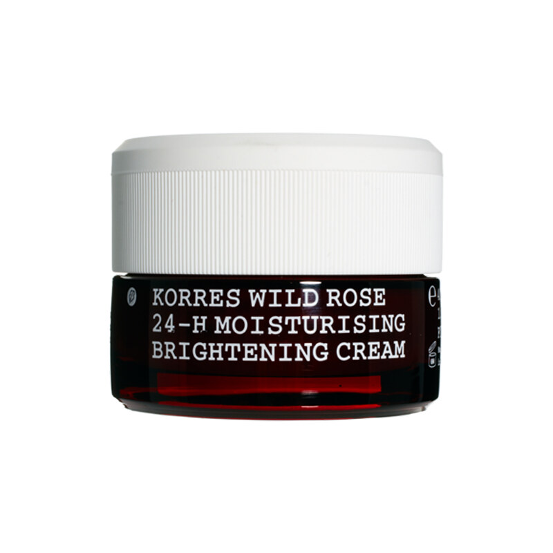 Korres - Wild Rose - 24-Stunden-Feuchtigkeitscreme für normal/trockene Haut mit LSF 6,40 ml - Transparent
