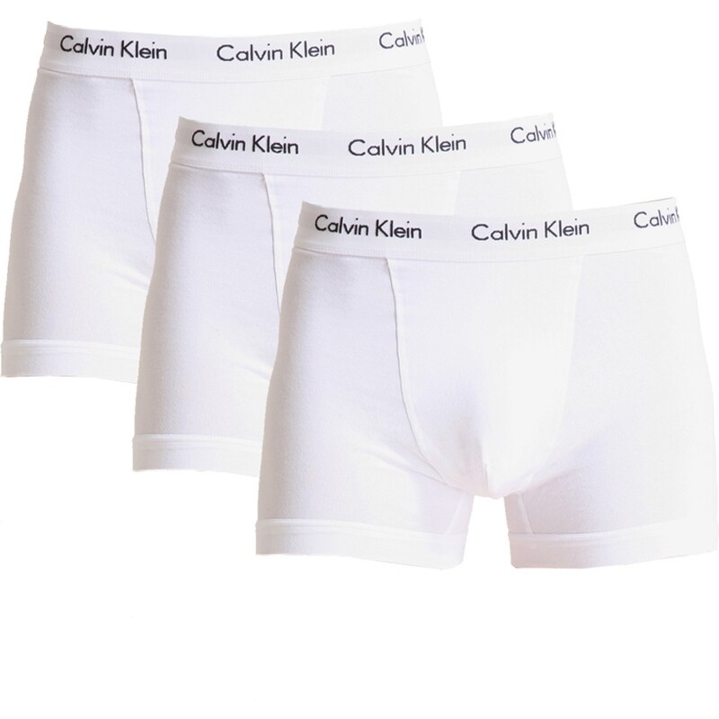 Calvin Klein - Elastische Baumwoll-Unterhosen im 3er-Set - Weiß