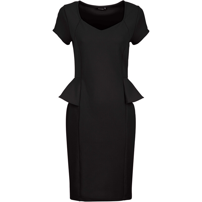 BODYFLIRT Kleid/Sommerkleid in schwarz von bonprix