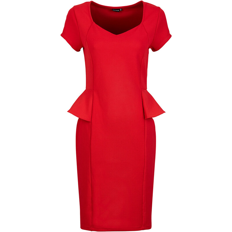 BODYFLIRT Kleid/Sommerkleid in rot von bonprix