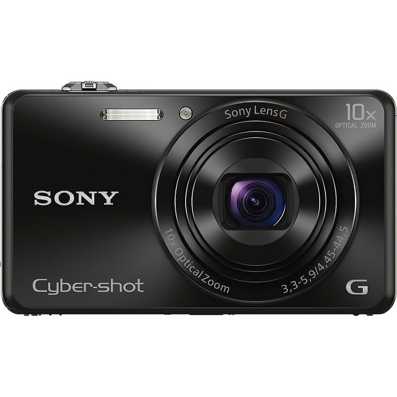 Sony Cyber-Shot DSC-WX220 Kompakt Kamera, 18,2 Megapixel, 10x opt. Zoom, 6,8 cm (2,7 Zoll) Display