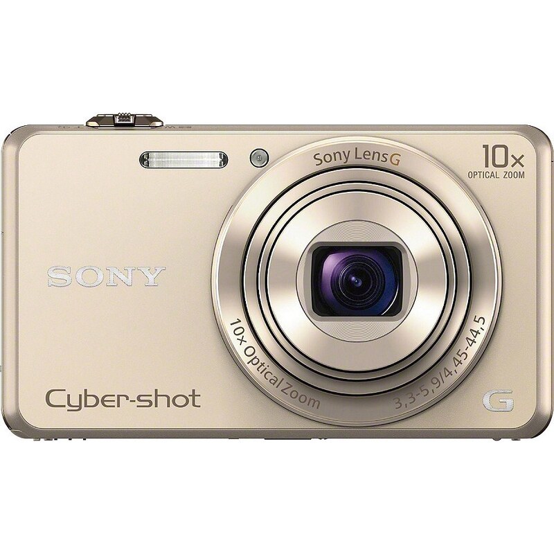 Sony Cyber-Shot DSC-WX220 Kompakt Kamera, 18,2 Megapixel, 10x opt. Zoom, 6,8 cm (2,7 Zoll) Display