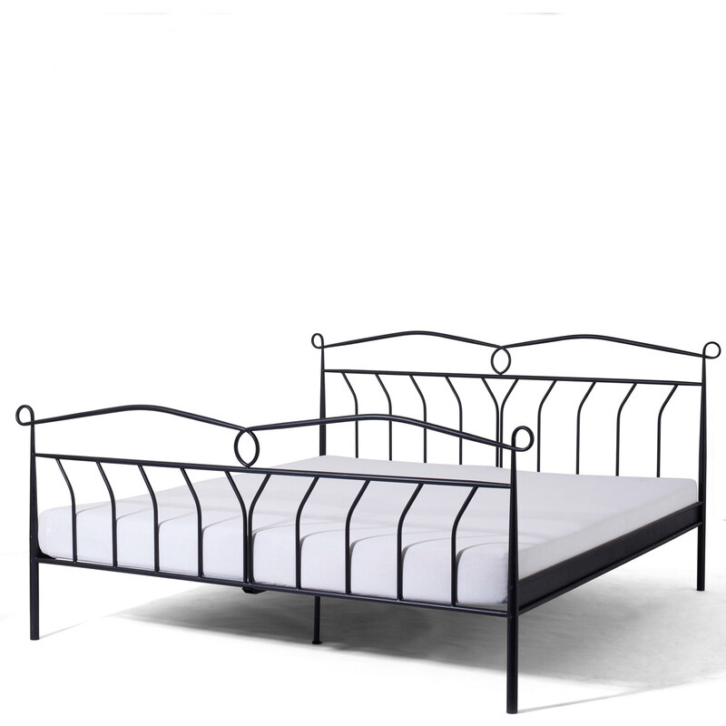bpc living Bett Line, 140x200 cm in schwarz von bonprix