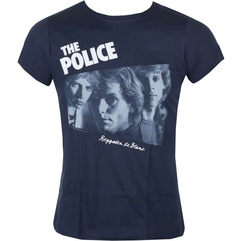 Metal T-Shirt Frauen Police - REGATTA DE BLANC - LIQUID BLUE - 63835