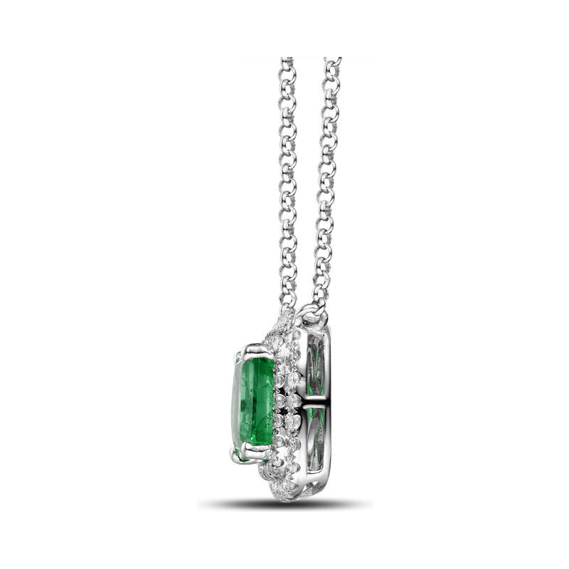 Eppi Halskette mit Smaragd und Diamanten Irene