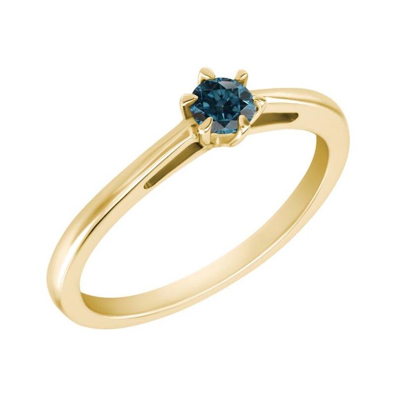 Eppi Verlobungsring mit blauem Diamant Rima