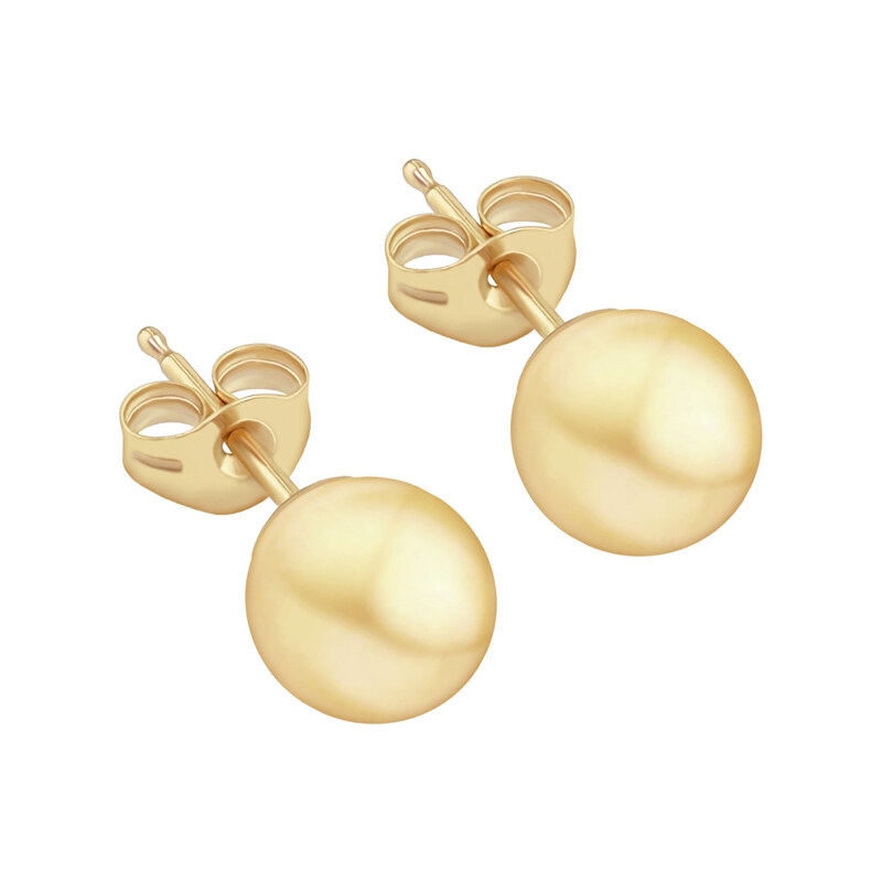 Eppi Goldene Ohrringe in Kugelform Bendy