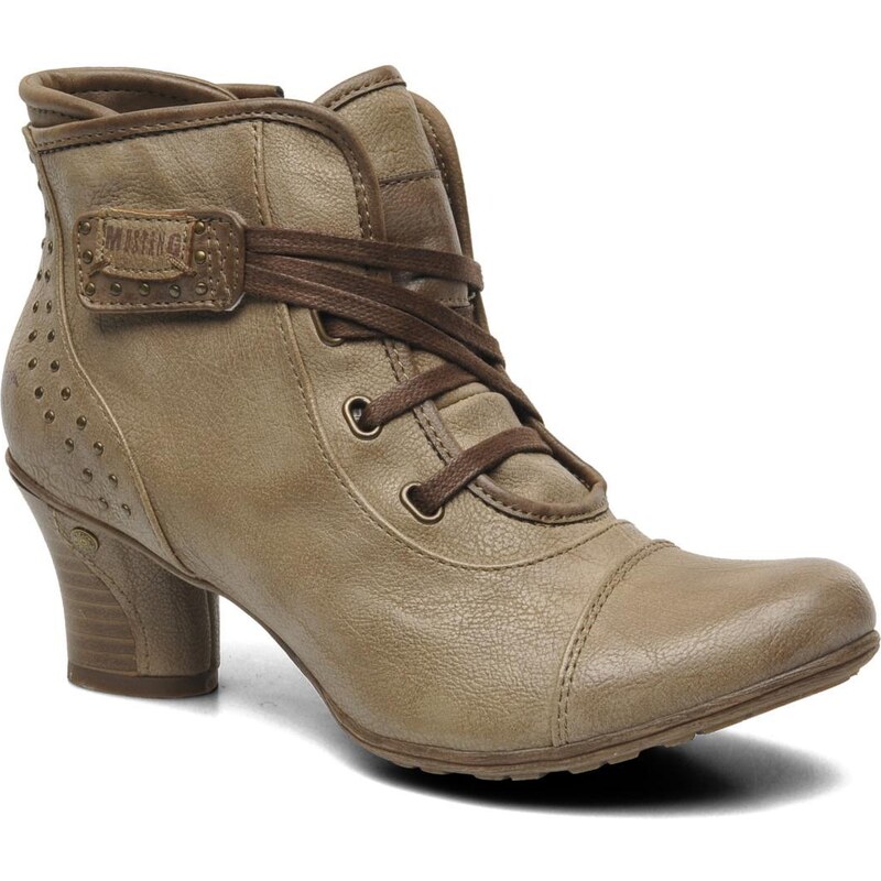 SALE - 10% - Mustang shoes - Ibline - Stiefeletten & Boots für Damen / beige