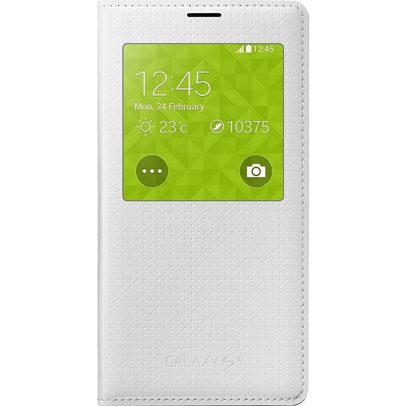 Samsung Handytasche »EF-CG900 S-View Cover für Galaxy S5 (weiß)«