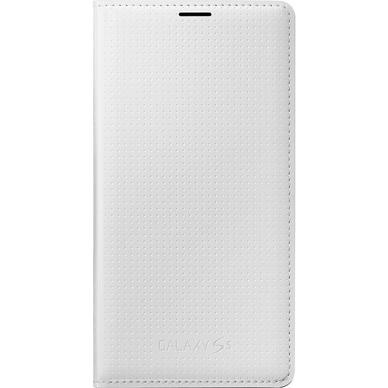 Samsung Handytasche »Flip Cover EF für S5, Punching Pattern Weiß«