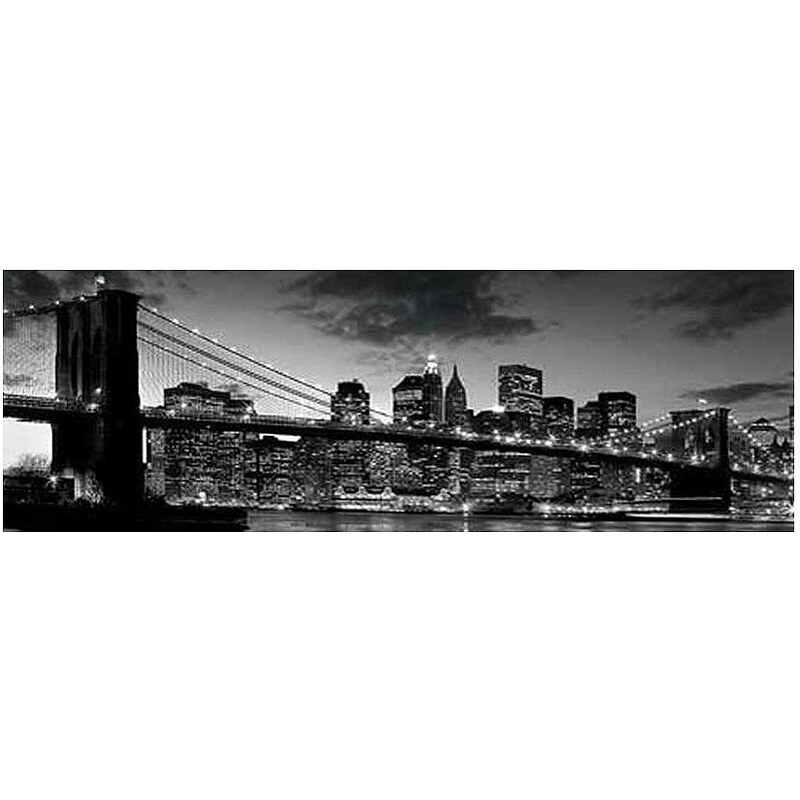Wandbild, »New York - Brooklyn Bridge At Dusk«, Premium Picture