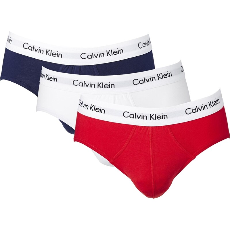 Calvin Klein - 3-er Packung schlichte Unterhosen - Mehrfarbig