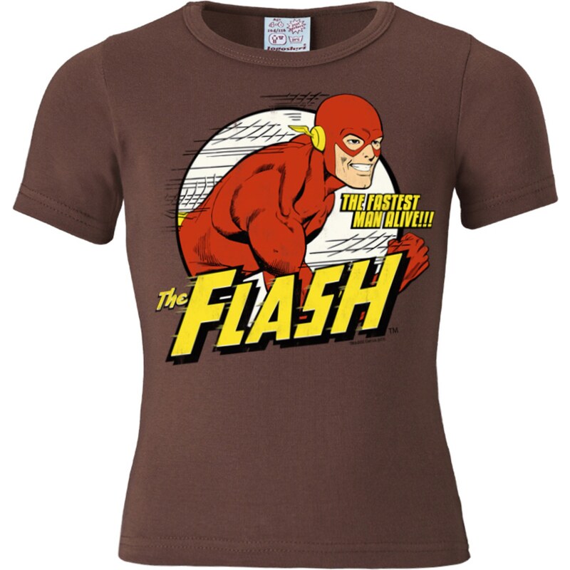 LOGOSHIRT T-Shirt Der Rote Blitz -DC -Flash -The Fastest Man Alive