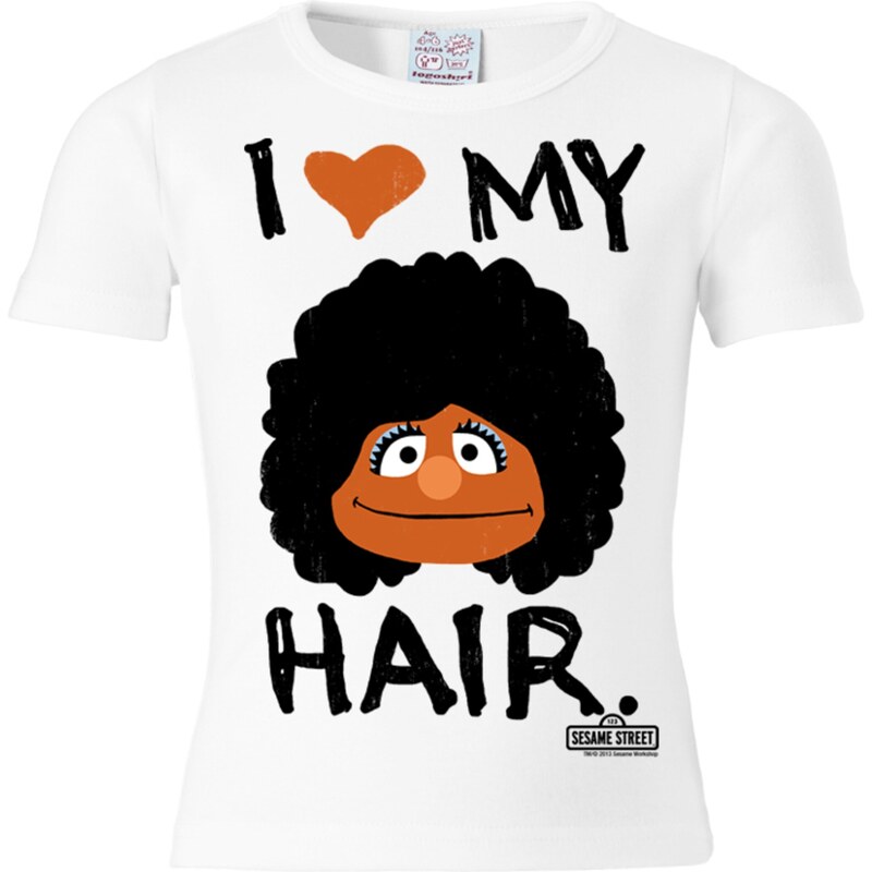 LOGOSHIRT T-Shirt "I Love My Hair"