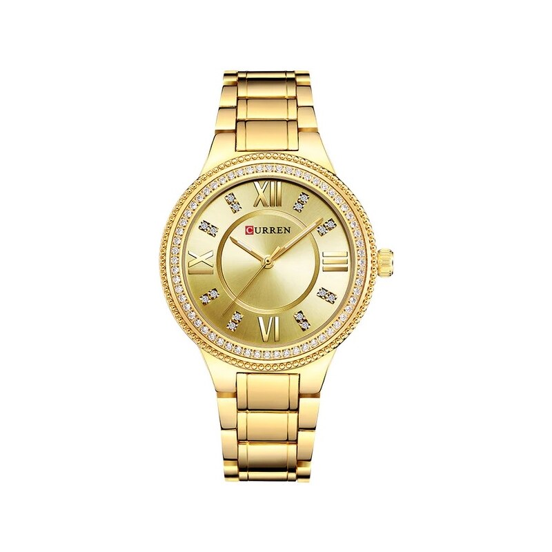 IZMAEL CURREN Crystal Uhr-Golden KP6193