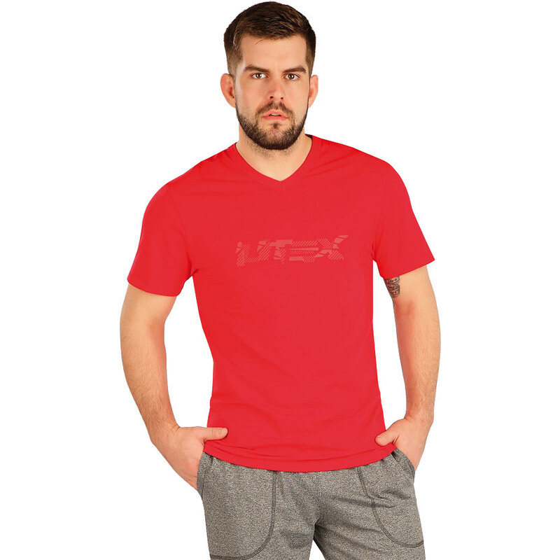 LITEX Herren T-Shirt, kurzarm. 5A380, rot
