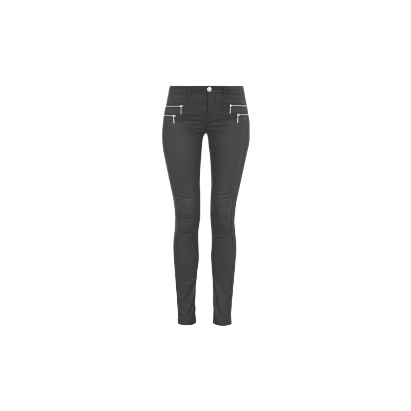 ONLY Skinny Fit Jeans aus Coated Denim