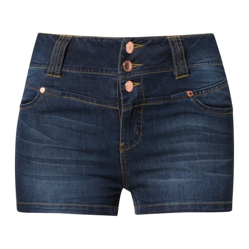 Even&Odd Jeans Shorts dark blue denim