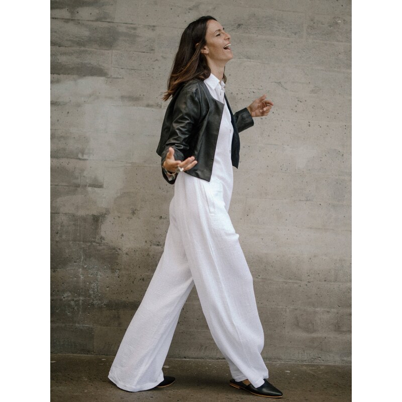 Luciee Amazonia Jumpsuit Long In White