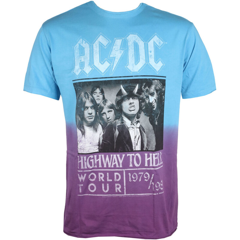 Metal T-Shirt Männer AC-DC - HIGHWAY TO BLUE TO PURPLE - AMPLIFIED - ZAV800D46
