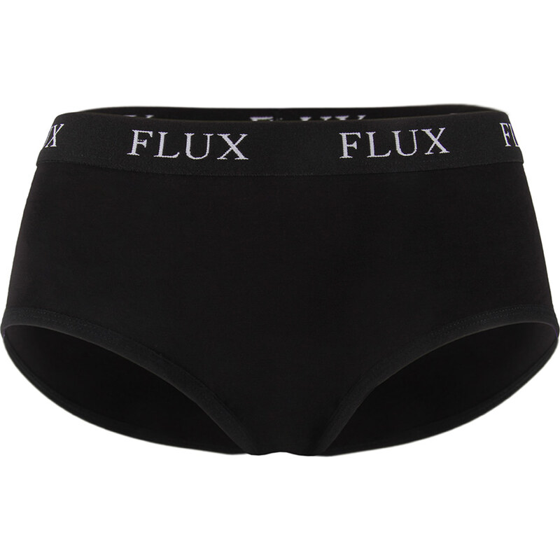 FLUX Undies Menstruationsslip Flux Boyshort für die starken Tage schwarz