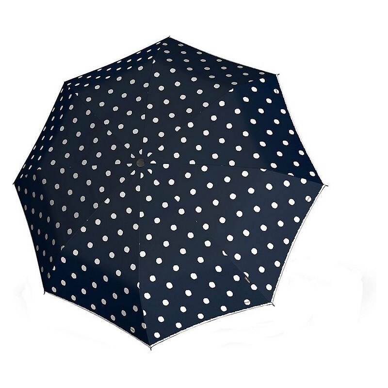 Knirps Regenschirm, »Stick Langschirm Automatik - Punkte blau«