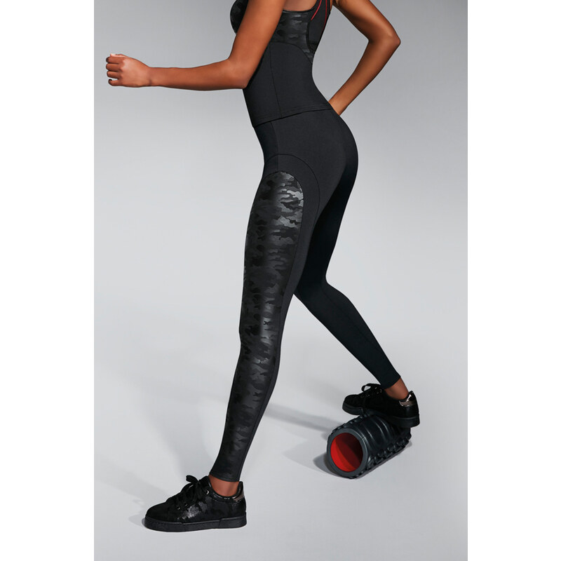 BasBlack Sportswear-Leggings Combat schwarz