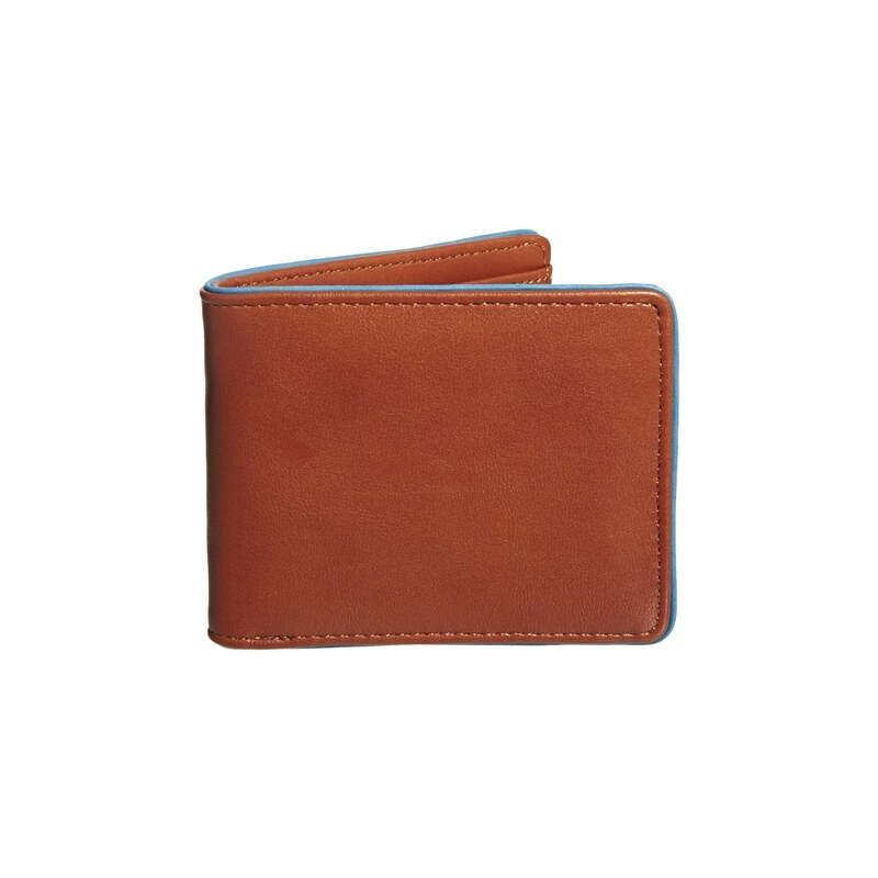 ASOS Wallet with Contrast Teal Edge