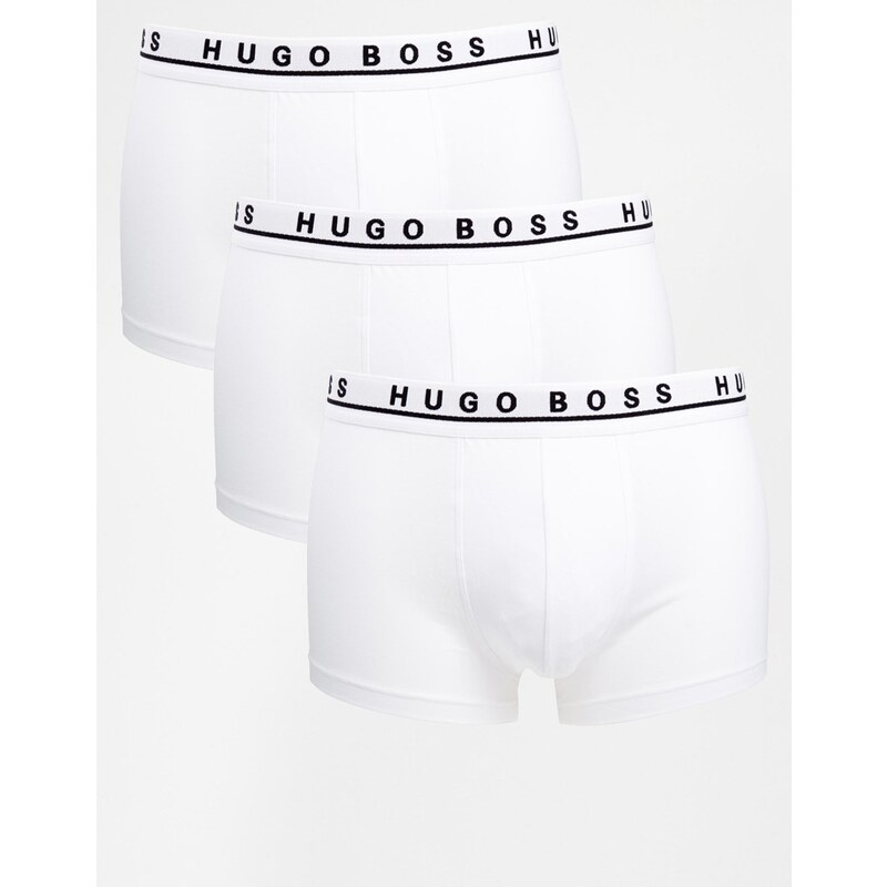 BOSS By Hugo Boss - Weiße Boxershorts im 3er-Pack - Weiß