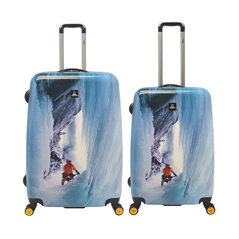 National Geographic, Trolley-Set mit 4 Rollen, Adventure of Life, »Glacier Climber«, (2tlg.)