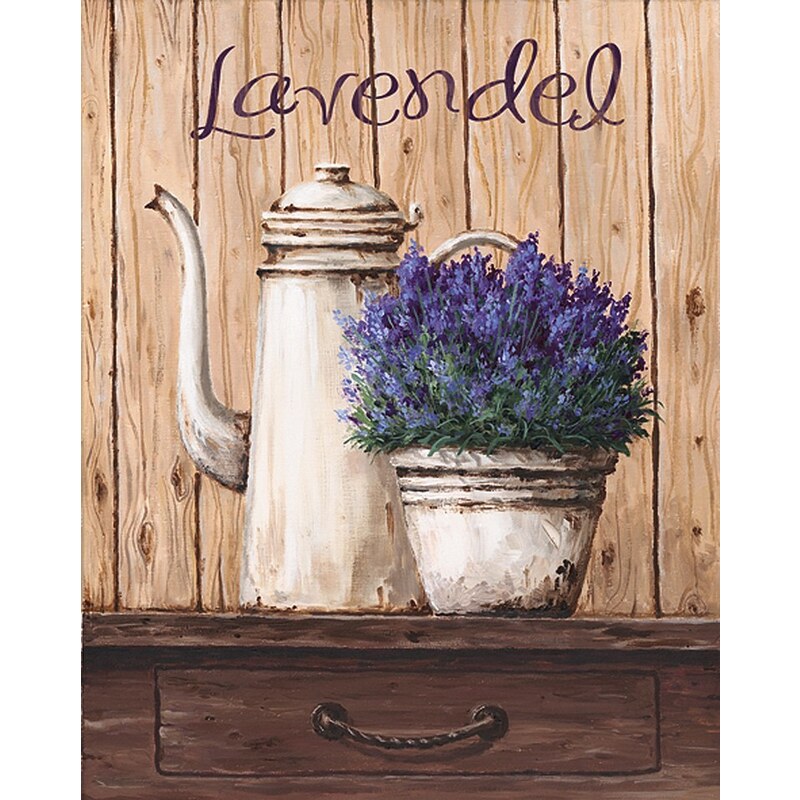 Bild, Kunstdruck, Home affaire, »A. S.: Lavendel«, 39/49 cm