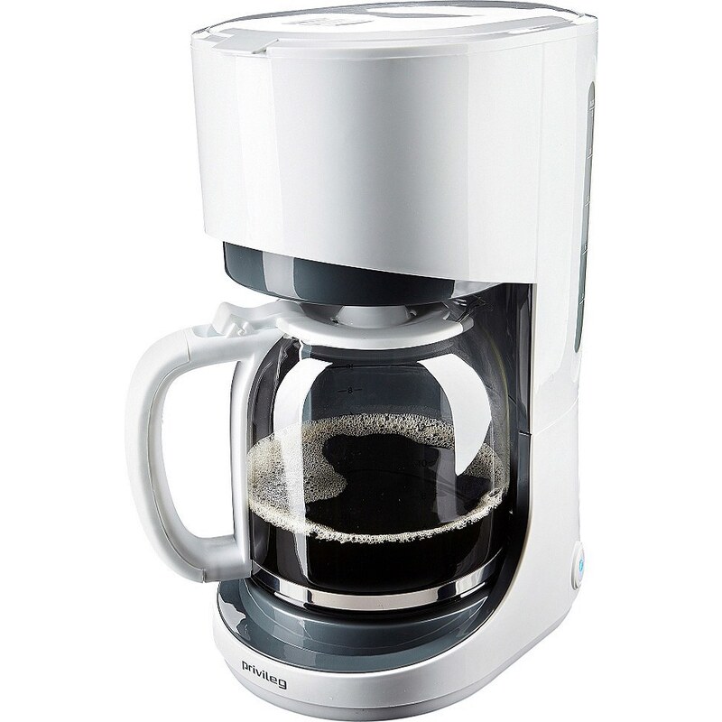 Privileg Kaffeemaschine, für 1,5 Liter, 900 Watt, weiss/grau
