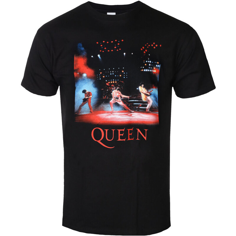 Metal T-Shirt Männer Queen - Live Shot Spotlight - ROCK OFF - QUTS46MB