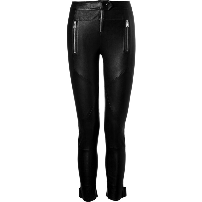 Jitrois Leather Zip Pocket Pants