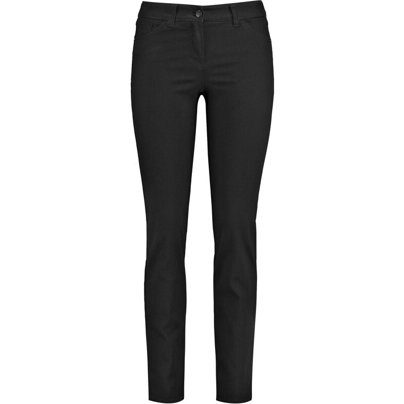 Gerry Weber Damen Hose Lang Jeans, Black Black Denim, 44 EU