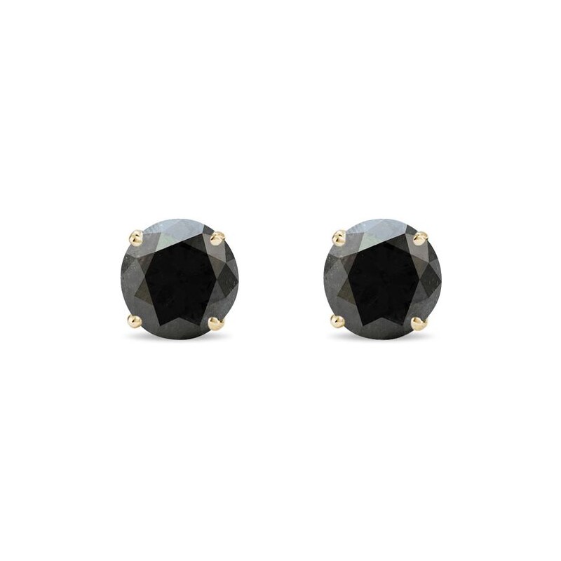 Ohrstecker mit schwarzem Diamant KLENOTA K0719023