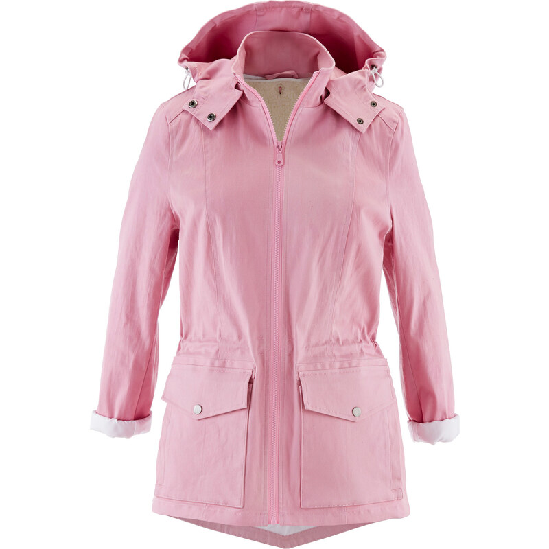 bpc bonprix collection 2-in-1 Jacke mit abnehmbarer Kapuze langarm in rosa für Damen von bonprix