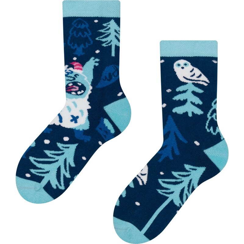 Dedoles Lustige warme Socken für Kinder Wald-Yeti
