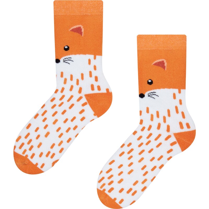 Dedoles Lustige warme Socken für Kinder Flauschiger Fuchs