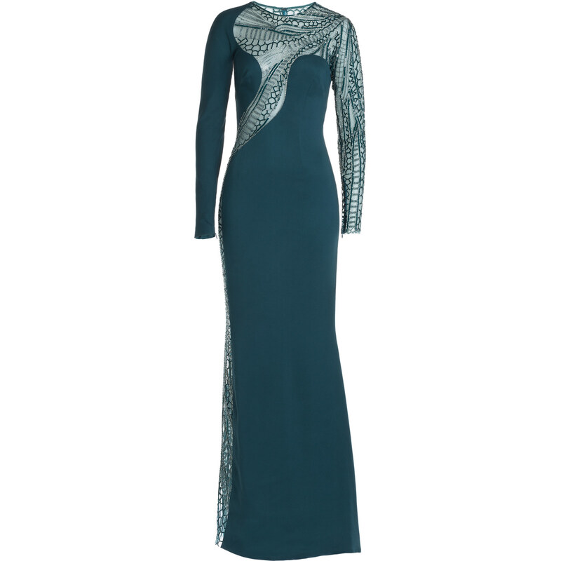 Zuhair Murad Floor Length Sequin Embellished Gown