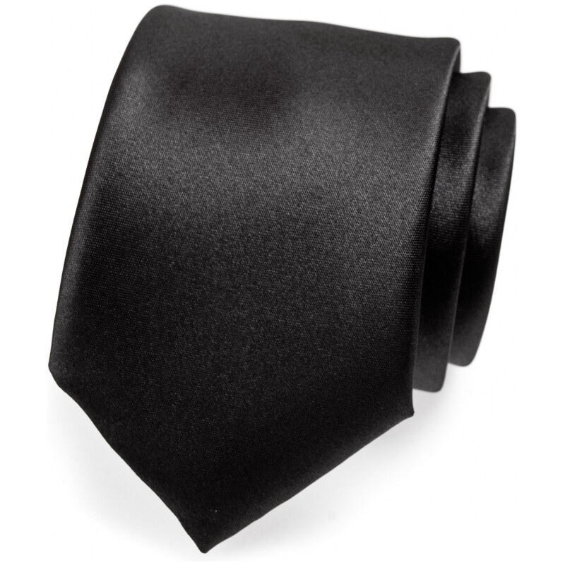 Avantgard Matte schwarze Krawatte für Herren