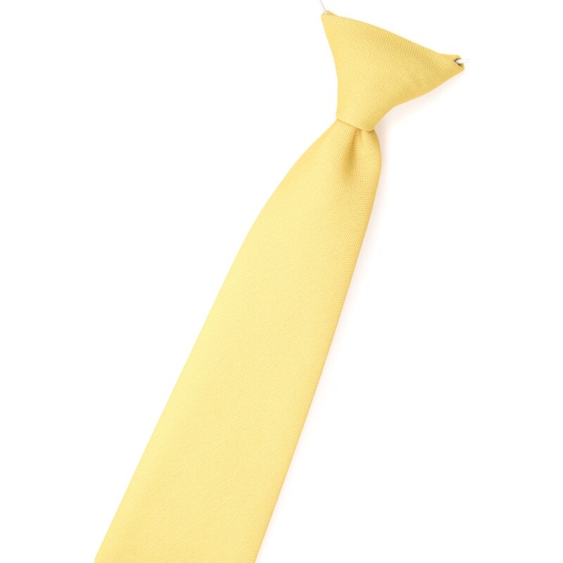 Avantgard Jungen Kinder Krawatte Gelb matt