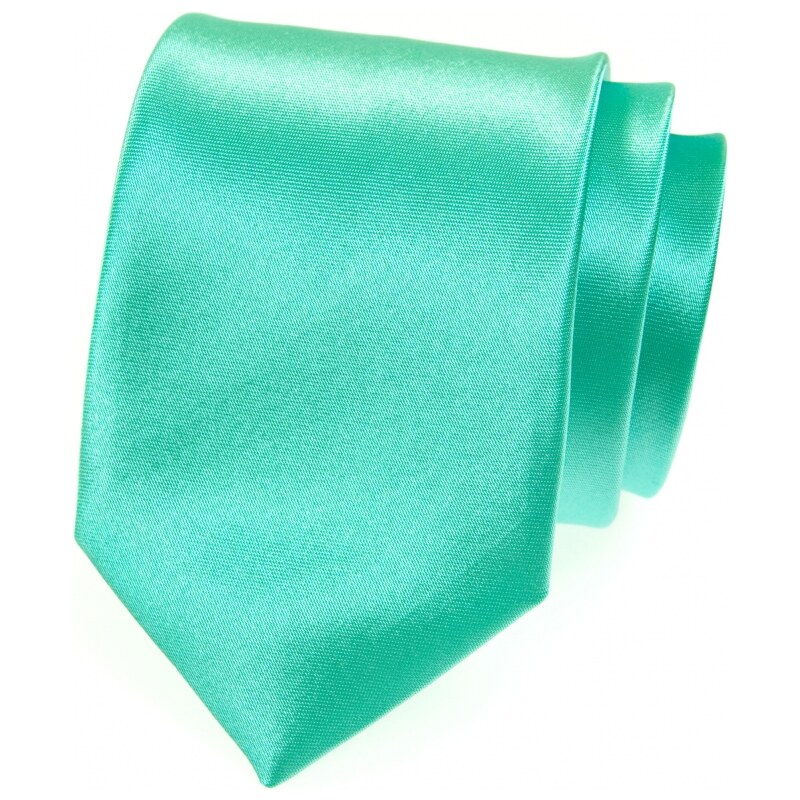 Avantgard Glänzende mintgrüne Krawatte