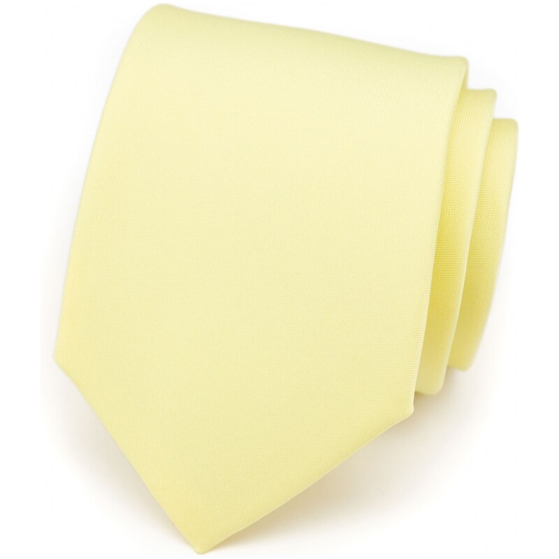 Avantgard Krawatte sanft gelb matte Farben